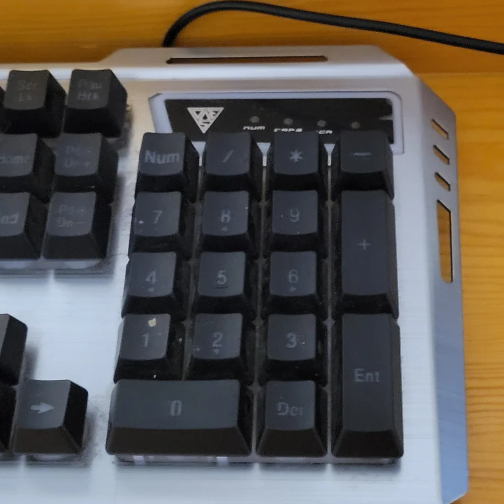 Gamedias Backlit Aluminum Gaming Keyboard